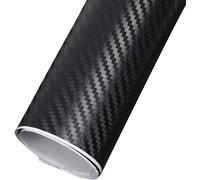 PELLICOLA ADESIVA 152X180CM CARBONIO NERO NERA 4D ANTIGRAFFIO TUNING AUTO MOTO