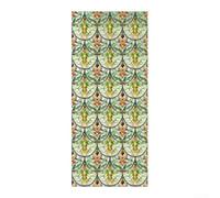 Pellicola adesiva 3D per finestre, riutilizzabile, per la privacy, statica, decorativa, in PVC, per il miglioramento della casa, verde, 100 x 43 cm (FDBL032: 43 x 100 cm)