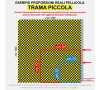 Pellicola Adesiva a Scacchi Giallo Nero Car Wrapping adesivo scacchiera