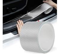 Pellicola Adesiva Carbonio 7cm x10m Pellicola Adesiva per Auto Fibra di Carbonio Adesiva per portiera auto, protezione bordi auto, protezione per paraurti anteriore e posteriore