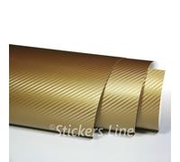 Pellicola adesiva carbonio ORO 3D cm 150x200 car wrapping auto moto carbon gold