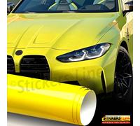 Pellicola adesiva Giallo limone lucido car wrapping wrap lemon yellow auto moto