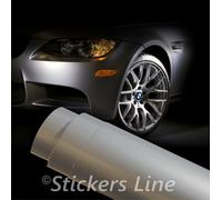 Pellicola adesiva GRIGIO ARGENTO OPACO alluminio wrapping tuning auto moto