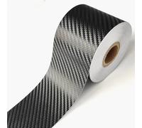Pellicola adesiva nastro carbonio carbon misura 25mm x 5 metri wrapping auto