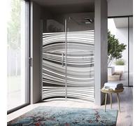 Pellicola adesiva per vetro Onde 2 finestre box doccia bagno vetrate