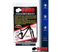 Pellicola Adesiva Rhino Frame per Protezione Telaio Bici, Nero, 12 x 50 cm