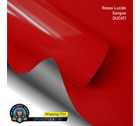 Pellicola adesiva ROSSO LUCIDO DUCATI CORSE SANGUE wrapping auto e moto
