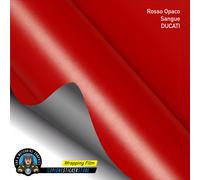 Pellicola adesiva ROSSO OPACO DUCATI CORSE SANGUE wrapping auto e moto