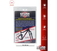 Pellicola Adesiva Scudo per Protezione Telaio Bici, 12 x 50 cm, Spessore 0,8 mm