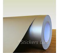 Pellicola adesiva TITANIO SPAZZOLATO cm 150 x 50 (Cast) adhesive titanium