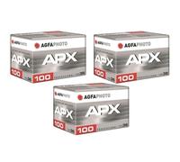 Pellicola Agfaphoto APX 100 35mm Bianco e Nero Pack 3 ISO 100