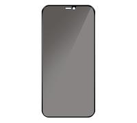 Pellicola Anti-spia iPhone 12 / 12 Pro Vetro Temperato 9H Anti-macchie Nera
