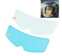 Pellicola Antiappannamento per Casco, 24,5 cm/9,6 Alta Universale Trasparenza Pollici Interno para Pellicola per Lenti per Casco + Esterno Pellicola Antipioggia