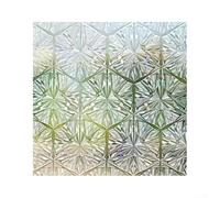 Pellicola autoadesiva artistica per vetro trasparente che fornisce privacy, resistenza ai raggi UV e aspetto decorativo (45 cm x 200 cm)