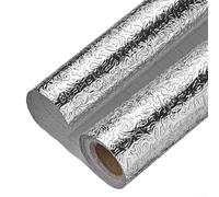 Pellicola autoadesiva in alluminio resistente all'olio, impermeabile, per proteggere superfici come frigoriferi paraspruzzi lavastoviglie (A)