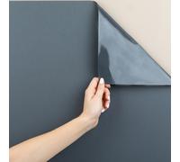 MARAPON® Pellicola adesiva per mobili in grigio [90 x 200 cm), pellicola autoadesiva in tinta unita, opaca, per cucina, soggiorno, cameretta dei bambini e tutte le superfici lisce, senza plastificanti