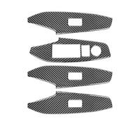 Pellicola Avvolgente Interni Per Mazda 3 Axela 2014-2019, Pannello Di Controllo Dei Finestrini, Decorazione In Fibra Di Carbonio, Striscia Di Finitura Interna(Right-hand drive)