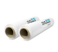 Pellicola bianca per imballaggio, plastica coperta, pellicola bianca per imballaggio di scatole di traslochi, proteggere mobili e spedizioni, dimensioni 50 cm x 200 m estensibile · m-office