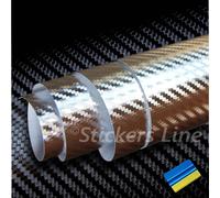 Pellicola CARBONIO CROMATO 3D cm 75x150 car wrapping chrome carbon auto moto