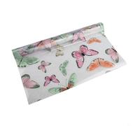 Pellicola colorata a farfalla con effetto 3D per protezione UV e privacy, design statico per una facile installazione sul vetro, 43 x 100/200 cm (43 x 100 cm)