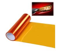 Pellicola colorata per fari, pellicola adesiva per fari, colore arancione, pellicola per fari posteriori, autoadesiva, pellicola in vinile, per auto, colore arancione