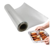 Pellicola da cucina 30 cm x 60 m, rotolo di alluminio, per catering, per conservare alimenti, grigliare, arrostire