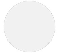 Pellicola da tavolo opaca in PVC, spessore 1,6 mm, rotonda, diametro 100 cm, pellicola protettiva per mobili e tavolo per sala da pranzo, ufficio e terrazza, antigraffio, impermeabile, facile da