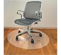 Pellicola da Tavolo Trasparente, Tappetino Rotondo per La Protezione del Pavimento, Tappetini per Scrivania per Computer per Ufficio E Casa, Protezione per Copertura da Tavol, 1.5mm, 130cm/50.7in