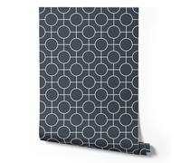 Pellicola decorativa autoadesiva per arredi | Rivestimento da tagliare per personalizzare ante, frontali, armadi, tavoli e mensole - 50x100cm - Cerchi geometrici