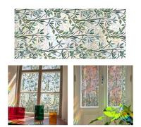 Pellicola Decorativa Finestra PVC Riutilizzabile Pellicola Decorativa | Design per verde rampicante, arcobaleno sotto il per sole, attrae sguardi, per decorazione naturale vivace