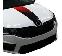 Pellicola decorativa per cofano 5E FL nera rossa adesiva Powerdome Tuning D082