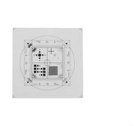 Pellicola di calibrazione del microscopio Righello micrometrico trasparente PET per software di misurazione microscopia - 45x45mm, spessore 0,1mm, graticule punto/mirino