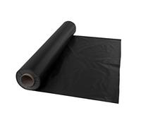 Pellicola di copertura per massetto, pellicola in PE, nera, membrana resistente all'umidità, robusta pellicola in polietilene, diverse misure e spessori