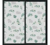 Pellicola Di Privacy Di Foglia Verde Koala Per Finestre Di Vetro Pellicola Vetrata Vetrata Pellicola Vetrata