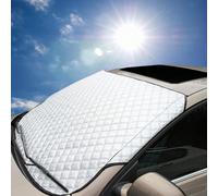 Pellicola di protezione in PE resistente per vetri auto, copertura parasole per auto, adatta per la protezione del parabrezza da polvere, neve, brina e ghiaccio, facile da usare, senza necessità di pu