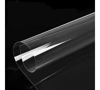 Pellicola di trasferimento in PET resistente alle alte temperature - Rotolo di carta for trasferimento termico DTF pretrattata lucida trasparente bifacciale da 0,1 mm, 1 pezzo(1.25mx100m)