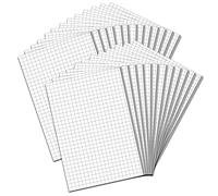 Pellicola di trasferimento MT80P trasparente con linee a griglia, nastro applicabile per plotter in PVC, pellicola di trasferimento per incollare adesivi in vinile (25 pezzi in formato A4)