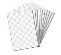 Pellicola di trasferimento MT80P trasparente con linee a griglia, nastro applicabile per plotter in PVC, pellicola di trasferimento per incollare adesivi in vinile (10 pezzi in formato A4)