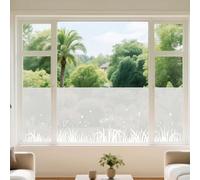 Pellicola di Vetro Della Segretezza, Pellicolas Statica Non Adesiva di Finestra con due Raschietti per Decorazione e la Tutela Della Vita Privata, 45 * 200cm, 18 * 79pollici