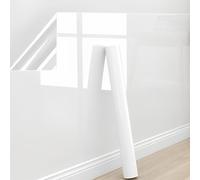 Pellicola Elettrostatica Trasparente,per Paraschizzi da Cucina,Autoadesiva,Stacca e Attacca,Non Richiede Colla,Mantiene le Pareti Pulite,Adatta a Superfici Lisce,A x L (H45×L100cm/17×39in)