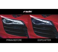 PELLICOLA Fari Fanali Adesiva Fendinebbia Wrap Wrapping GRIGIO FUME' FUMO HLF/F