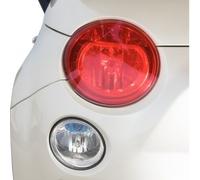 PELLICOLA Fari Fanali Adesiva Fendinebbia Wrap Wrapping ROSSA ROSSO RED HLF/R