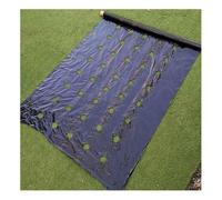Pellicola for pacciamatura nera 0,95 x 5/10/20/30/40/50 m 5 fori 4, cm plastica for il controllo delle erbacce in serra Fragola Vivaio PE(0.95x50m)