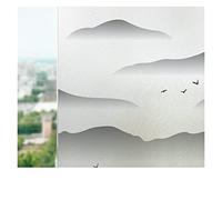 Pellicola for vetri elettrostatica modello Paradiso degli animali | Finestra multicolore da 30-70x100 cm for l'home office: ombreggiatura con motivo Animal Paradise(Gg,30x100cm)
