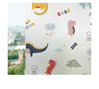 Pellicola for vetri elettrostatica modello Paradiso degli animali | Finestra multicolore da 30-70x100 cm for l'home office: ombreggiatura con motivo Animal Paradise(E,70x100cm)