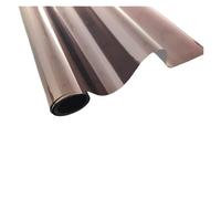 Pellicola For Vetri For La Privacy, Riflettente A Specchio, For, For Monodirezionale, Controllo Del Calore, Adesivi In vetro Anti UV For Casa E Ufficio(Brown,40x200cm)