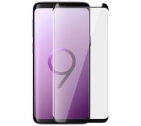 Pellicola protettiva in vetro temperato Avizar con bordi neri per Samsung Galaxy S9