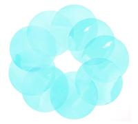 Pellicola Gel Correzione Luce 10 Pezzi Pet per Spot Lamp Blu | Alta Trasmittanza, Taglio Liscio e Peso Ridotto, Fogli Portatili per Effetti Tramonto su Lampade