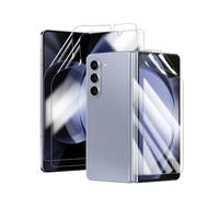 Pellicola Idrogel Protettiva per Samsung Galaxy Z Fold 5, 2+2 Pezzi HD Trasparente Morbido TPU Protezioni per Lo Schermo(Non Vetro Temperato)