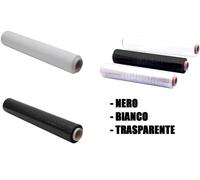 Pellicola imballaggio nero nera trasparente film estendibile imballare pacchi